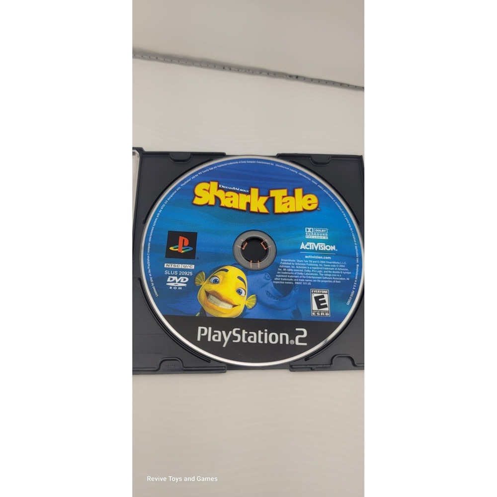 Shark Tale (Sony PlayStation 2, PS2,‎ 2004) Disc Only Tested and Working Great